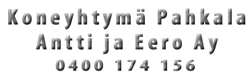 Koneyhtymä Pahkala Antti ja Eero Avoin Yhtiö logo
